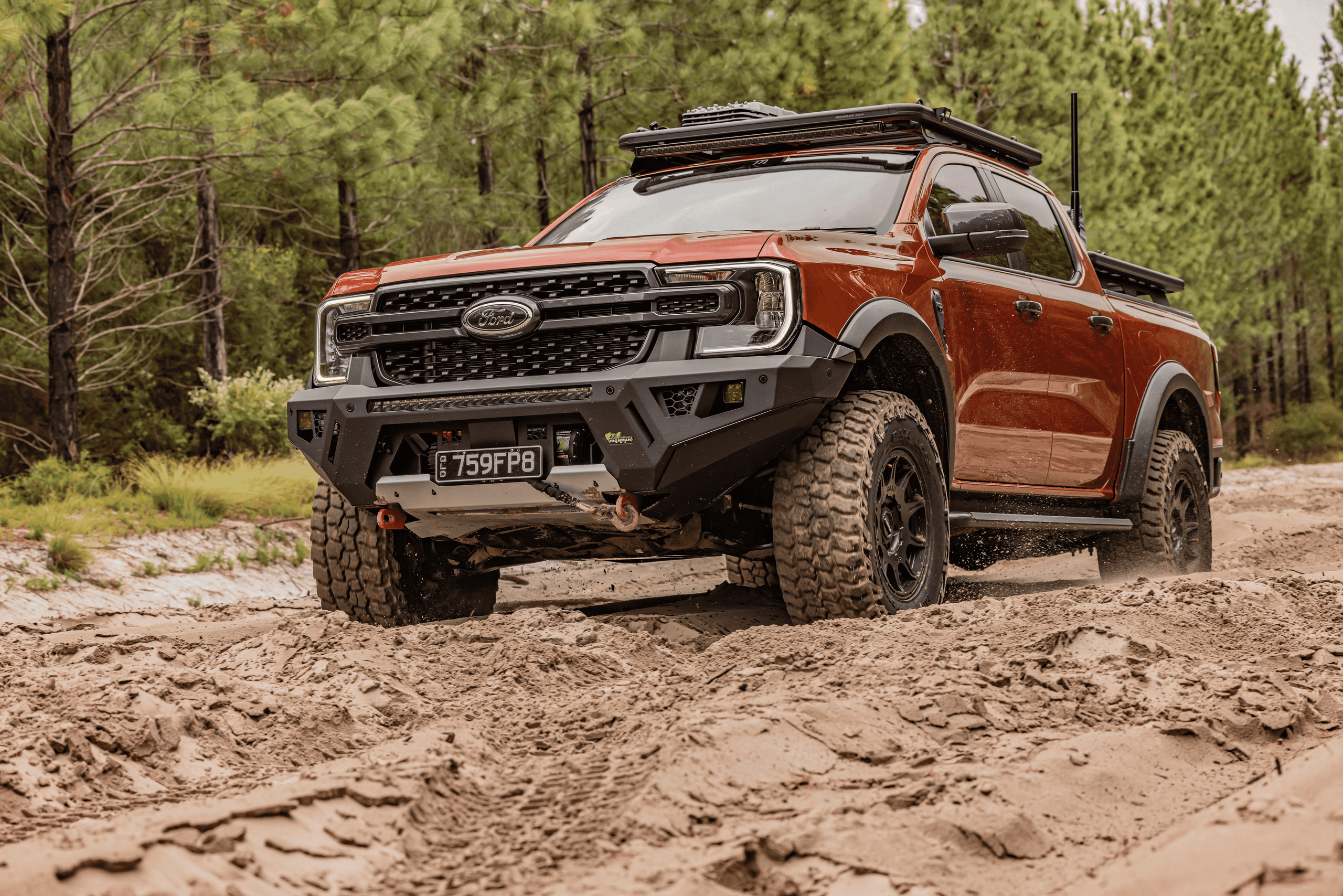 Ironman 4x4 Sedona Orange Ford Ranger Next Gen Build