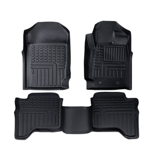 Moulded Floor Mats, Front & Rear for Isuzu D-MAX (2019+)