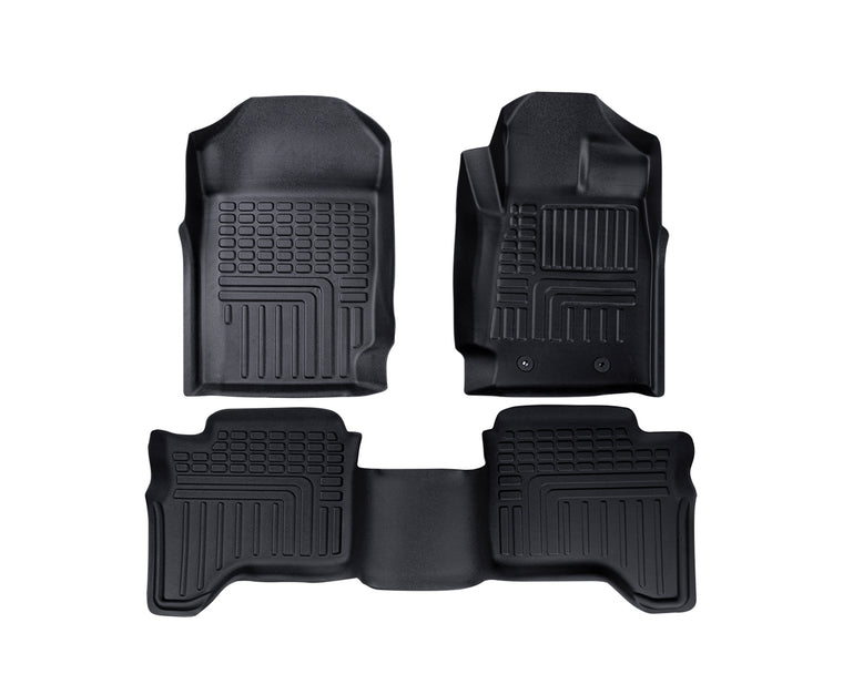 Moulded Floor Mats, Front & Rear for Nissan Navara NP300