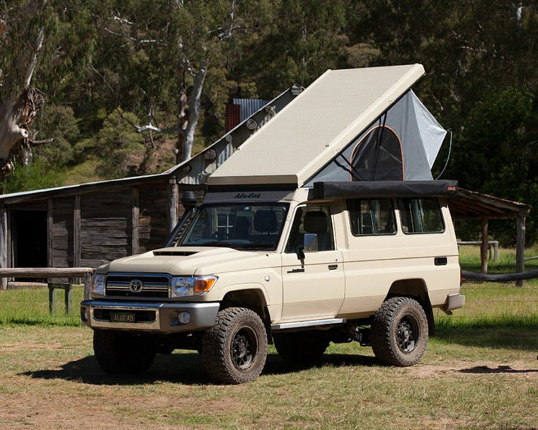 Alu Cab Hercules Roof Conversion for Toyota LandCruiser 78 Black