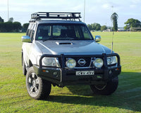 nissan gu patrol bull bar premium series 4