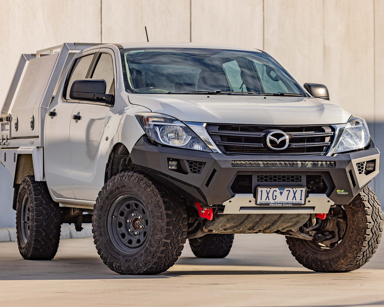 mazda bt50 no hoop bull bar raid 2012 2020