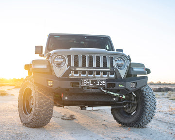 jeep jl wrangler jt gladiator no hoop bull bar raid