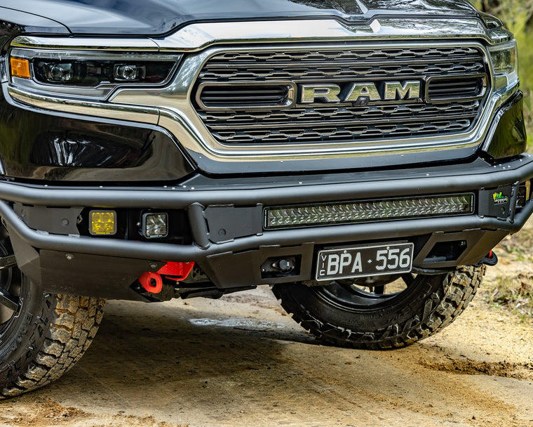 ram dt 1500 no hoop bull bar raid