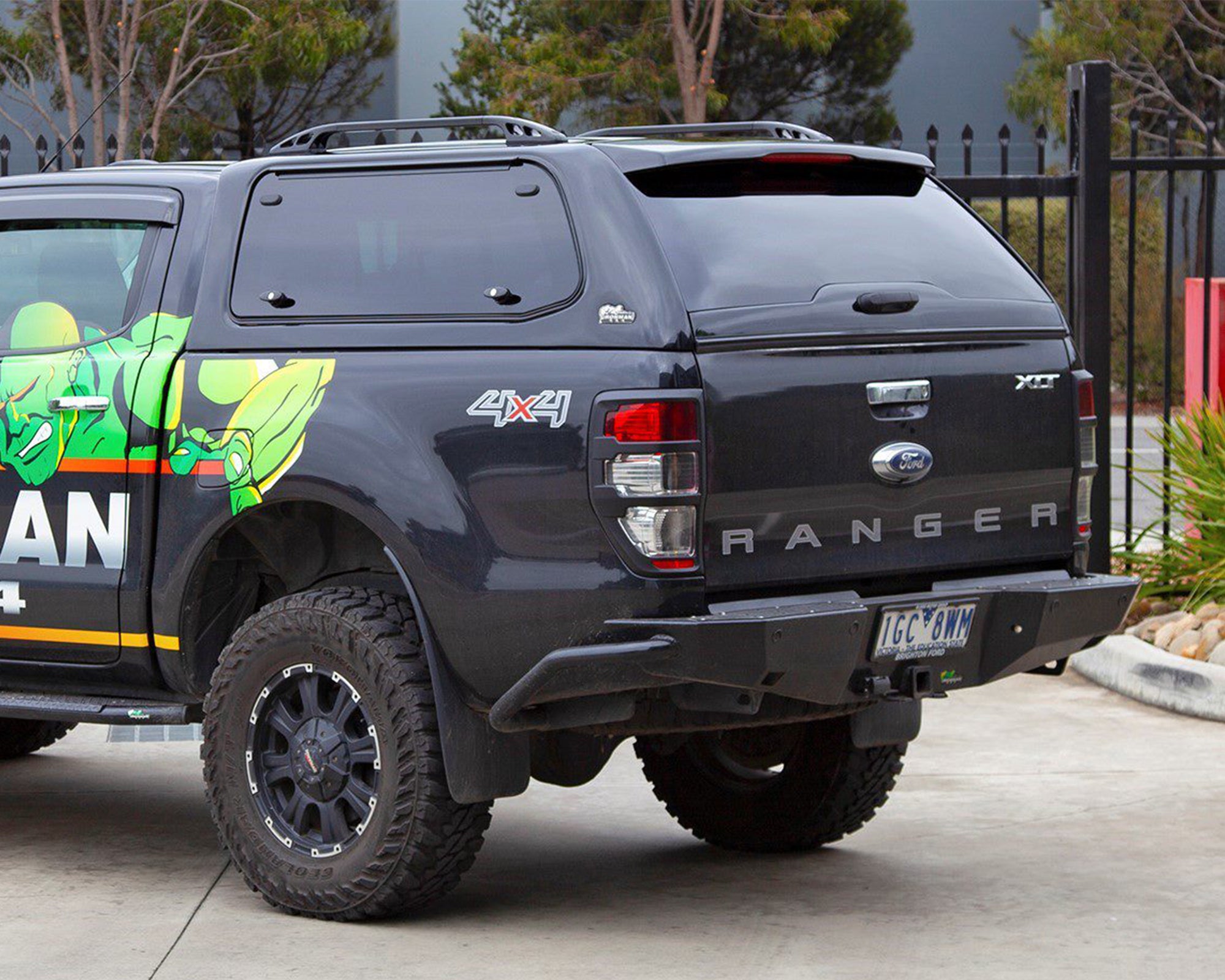 Fibreglass Canopy for Ford PX Ranger (Meteor Grey)