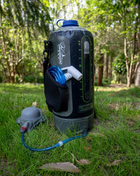 Portable Solar Shower With Pressure Pump 12L