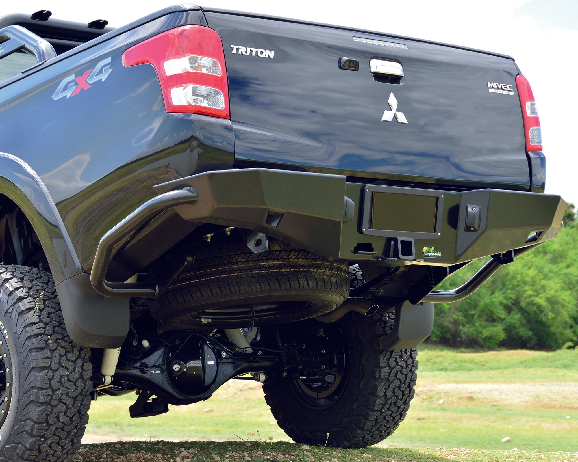 Rear protection towbar for Mitsubishi MQ Triton Class 4