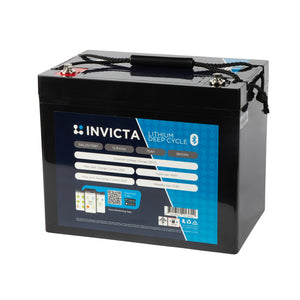 Invicta Lithium 12V 75Ah with Bluetooth