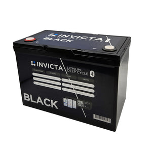 Invicta Black 12V100Ah with Bluetooth