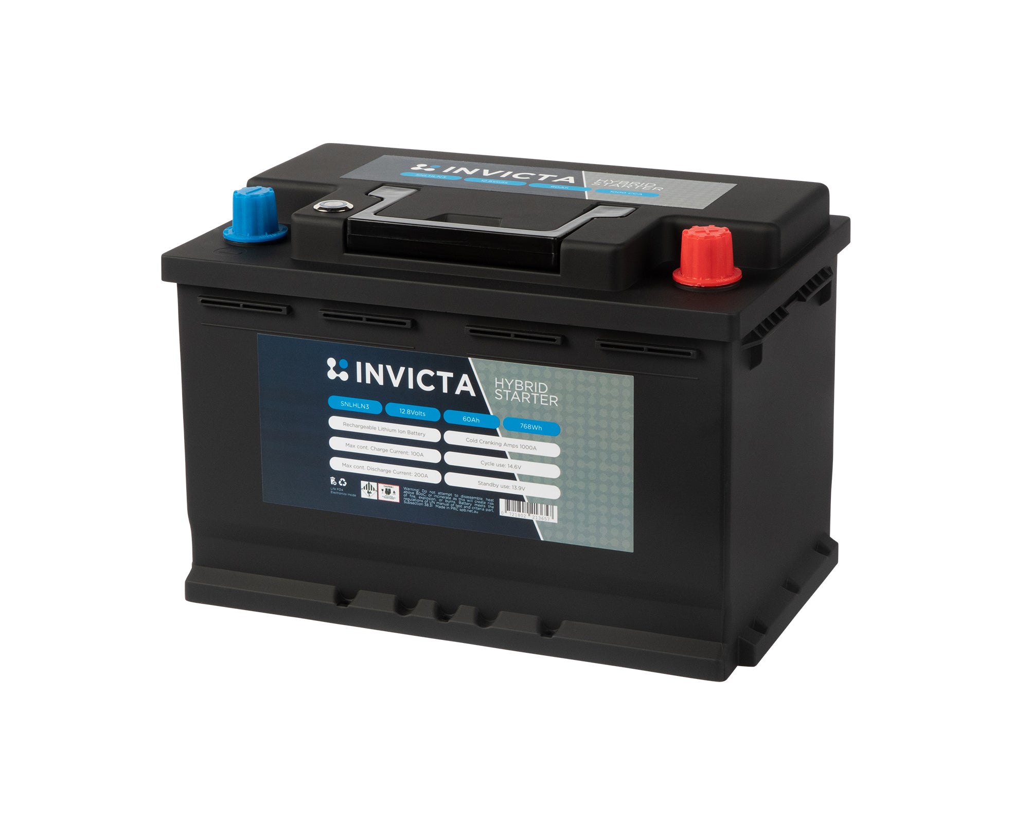 Invicta Hybrid Lithium LN3 12V 60Ah 1000CCA