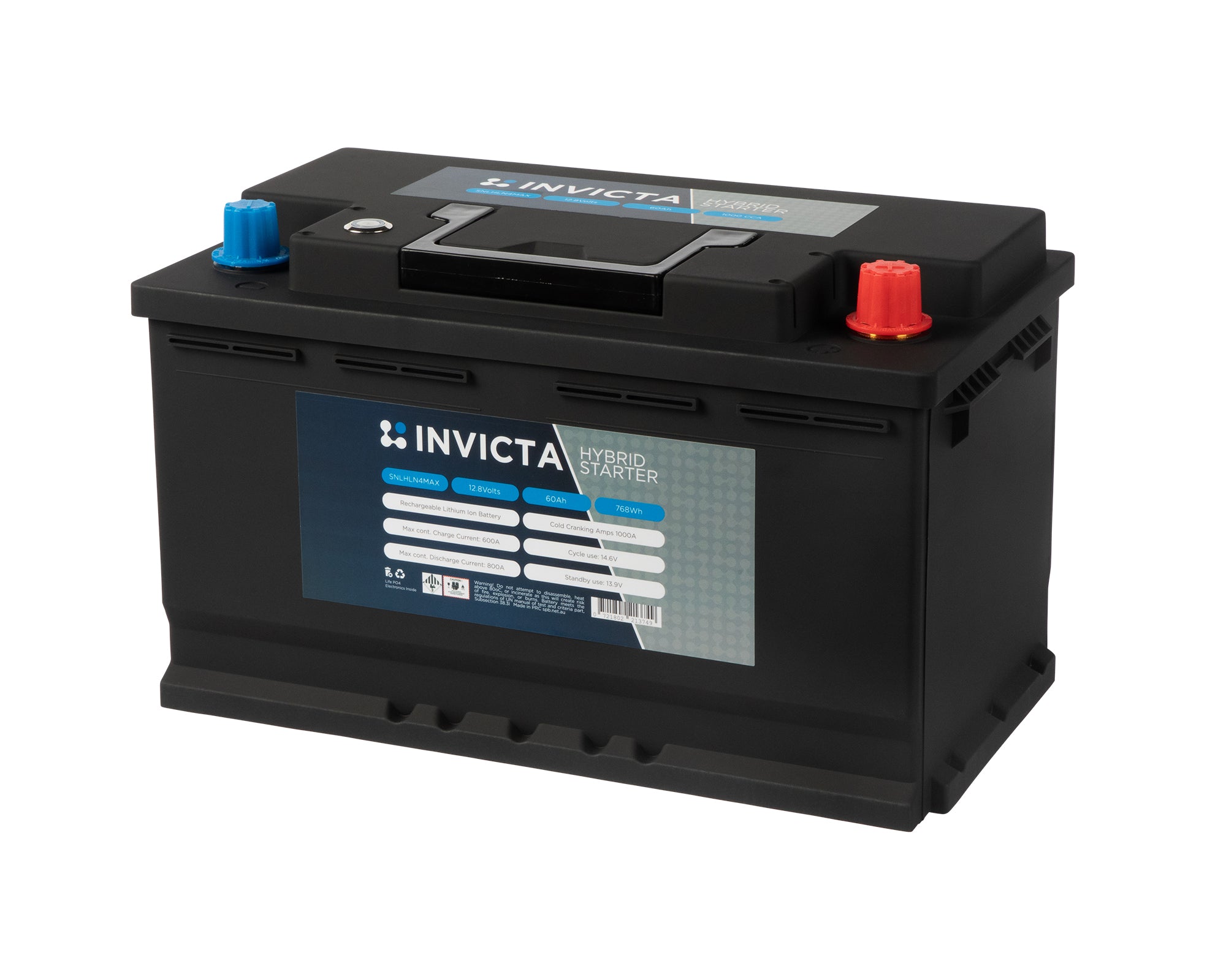 Invicta Hybrid Lithium LN4 MAX 12V 60Ah 1000CCA