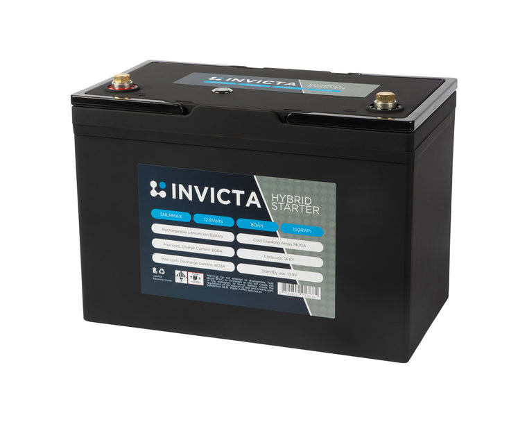 Invicta Hybrid Lithium Extreme Max R 12V 80Ah 1400CCA